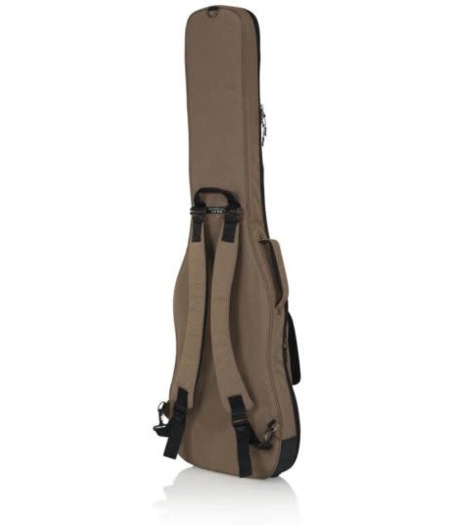 Gator Transit Series Bass Gig Bag, Tan Exterior