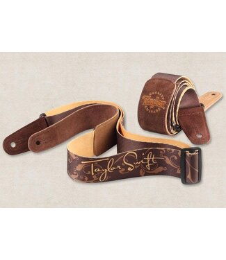 Taylor Taylor Taylor Swift Signature Guitar Strap, Brown