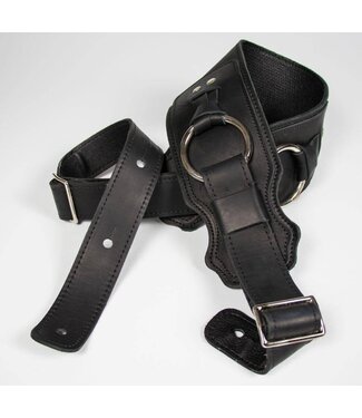 Franklin Franklin 3.5" Leather Bass Ring Strap, Black