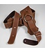 Franklin 3.5" Leather Bass Ring Strap, Cognac