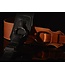 Franklin 3.5" Leather Bass Ring Strap, Cognac