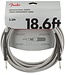 Fender Fender Professional Series Instrument Cable, White Tweed - 18.6 Foot