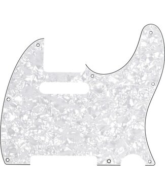 Fender Fender Pickguard, Telecaster®, 8-Hole Mount, White Pearl, 4-Ply