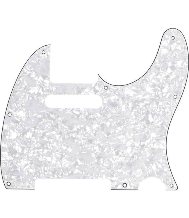 Fender Fender Pickguard, Telecaster®, 8-Hole Mount, White Pearl, 4-Ply