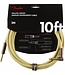 Fender Deluxe Series Instrument Cable, Straight/Angle, Tweed - 10 Foot