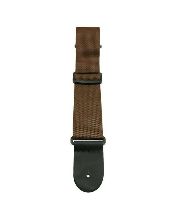 Sims Music 2" Polypro Guitar Strap, Brown