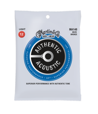 Martin Martin MA140 Authentic 80/20 Acoustic Light Set, 12-54