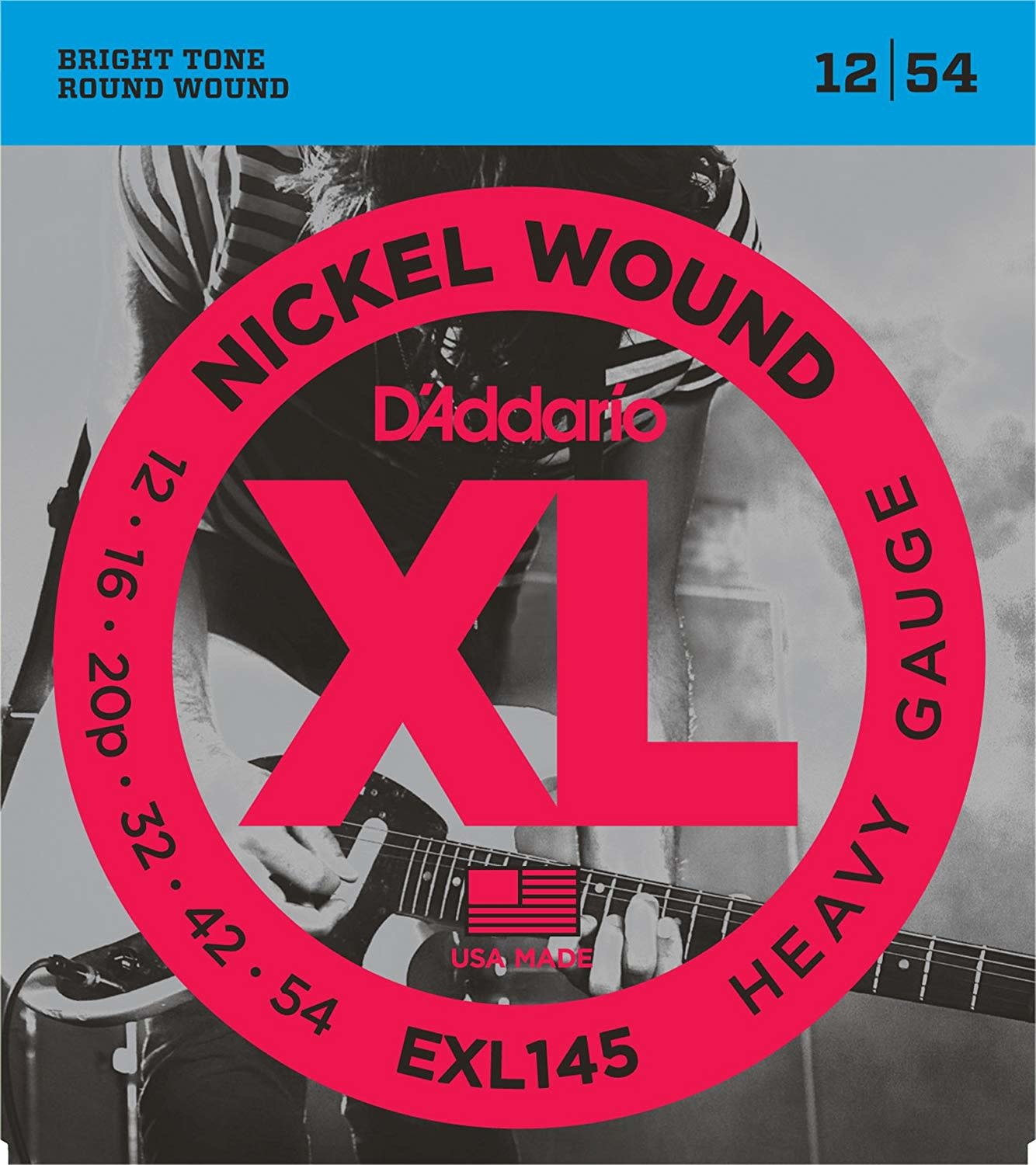D'Addario EXL145 Heavy Gauge Electric, 12-54 - Sims Music