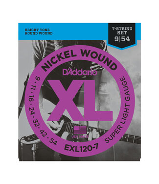 D'Addario D'Addario EXL120-7 Nickel Wound 7-String, Super Light