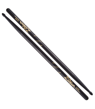 Zildjian Zildjian Z5AACB 5A Acorn Tip Drumsticks, Black