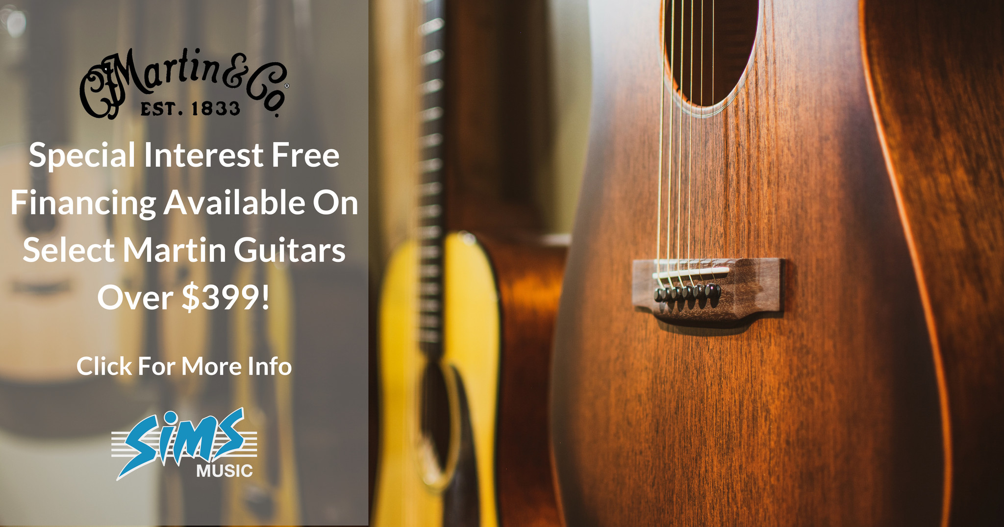 Martin Guitar Special Financing!