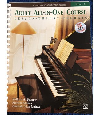 Alfred Alfred's Basic Adult Piano All-In-One with CD, Level 3