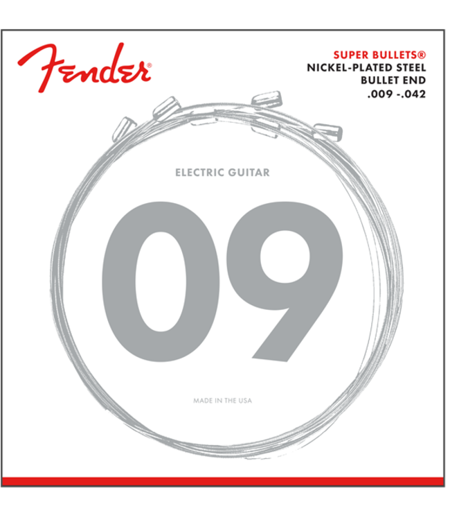 Fender Fender 3250L Super Bullet Strings, Nickel Plated Steel, 9-42