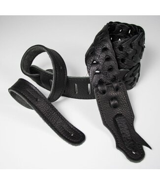 Franklin Franklin 3" Leather Link Strap, Black