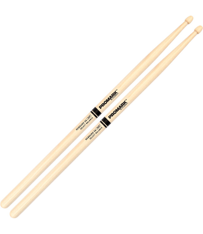ProMark RBH565AW Rebound Hickory 5A Drumsticks Wood Tip