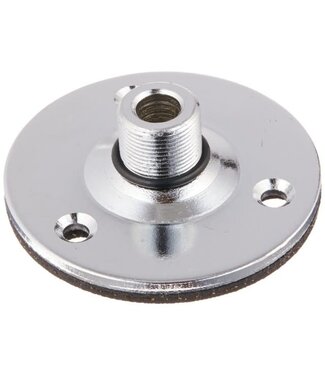 On-Stage On-Stage TM08C Flange Mount with Rubber Base - Chrome