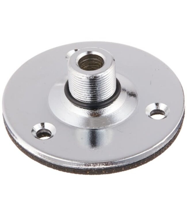 On-Stage TM08C Flange Mount with Rubber Base - Chrome