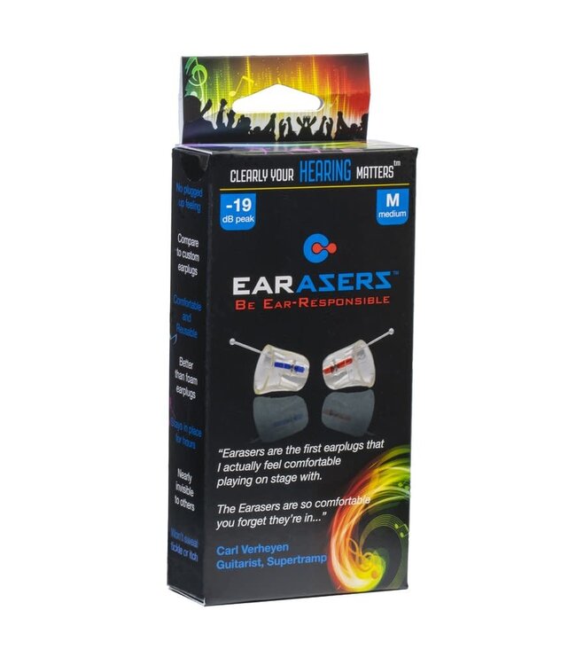 Earaser Musician's Earplugs - Medium