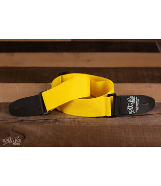 Henry Heller Sims Music 2" Polypro Guitar Strap, Yellow