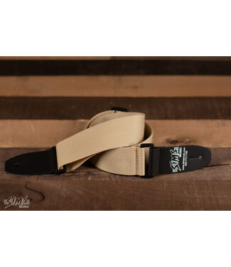 Henry Heller Sims Music 2" Polypro Guitar Strap, Tan