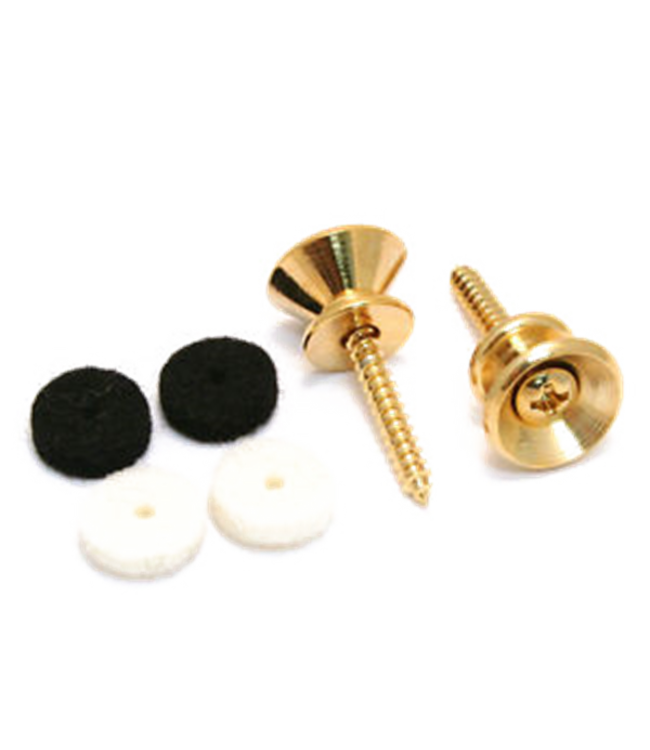Fender Pure Vintage Strap Buttons, Gold (2)