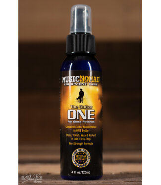 Music Nomad Music Nomad The Guitar ONE All in 1 Cleaner, Polish & Wax, 4oz