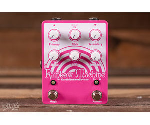 EarthQuaker Devices Rainbow Machine V2, LTD Pink on Black - Sims Music