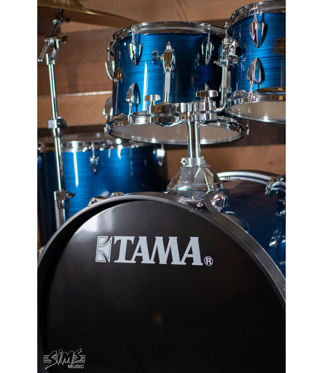 Tama Imperial Star 5-Piece with Hardware and Cymbals, Hairline Blue