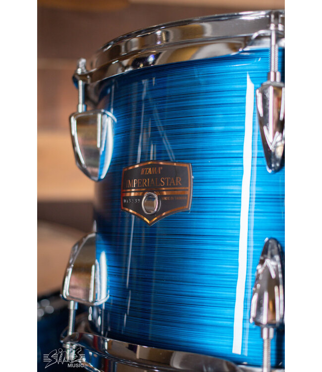 Tama Imperial Star 5-Piece with Hardware and Cymbals, Hairline Blue