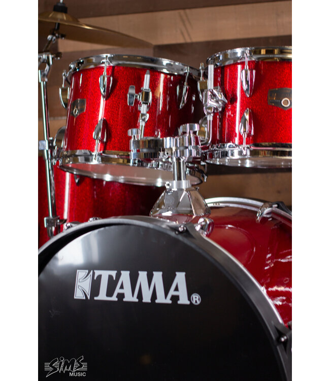 Tama Imperial Star 5-Piece with Hardware and Cymbals,  Candy Apple Mist