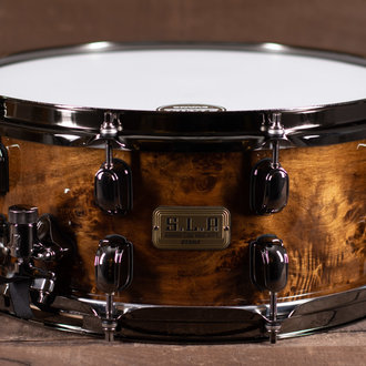 Tama Tama 14" x 6" SLP Series G-Maple Snare Drum, Kona Mappa Burl