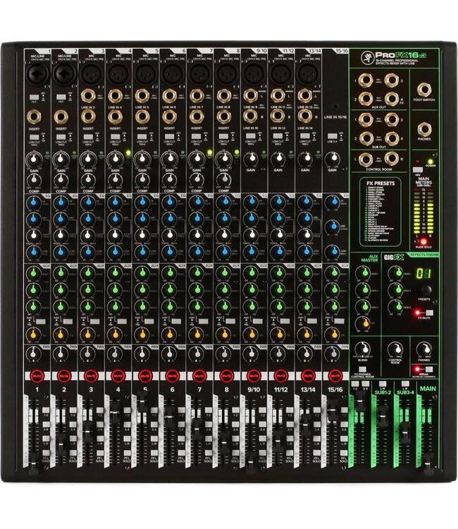 Mackie Mackie ProFX16v3 16 Channel Professional Mixer with USB