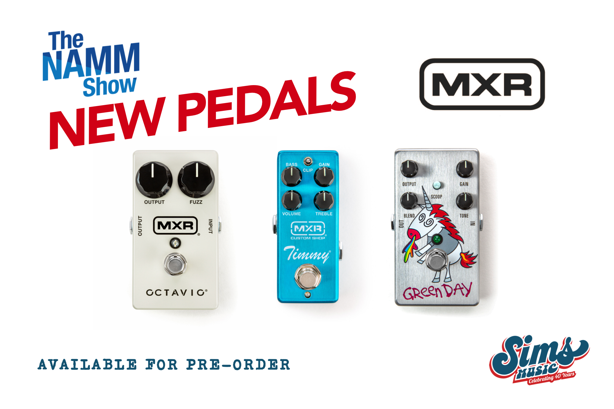 NEW PEDALS FROM MXR! #NAMM2020