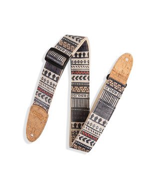 Levy's Levy’s 2" Cork Guitar Strap With Zanzibar Print