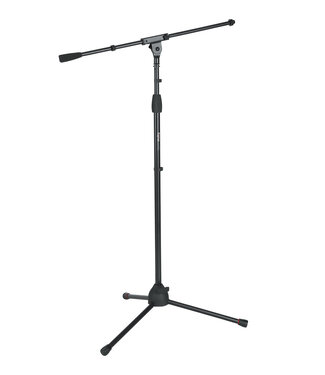 Gator Cases Frameworks Tripod Mic Stand with Single Section Boom, Twist Clutch