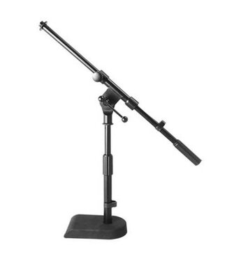 On-Stage On-Stage MS7920B Bass Drum/Boom Combo Mic Stand, U-Shaped Base- Black