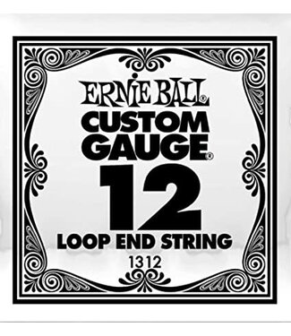 Ernie Ball Ernie Ball Single .012 Loop End Plain Steel String