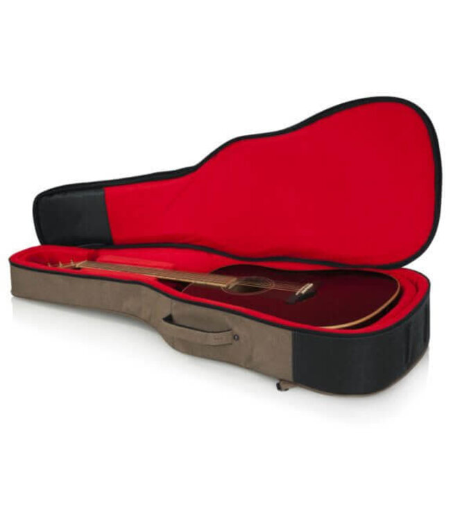 Gator Cases Transit Series Acoustic Gig Bag with Tan Exterior