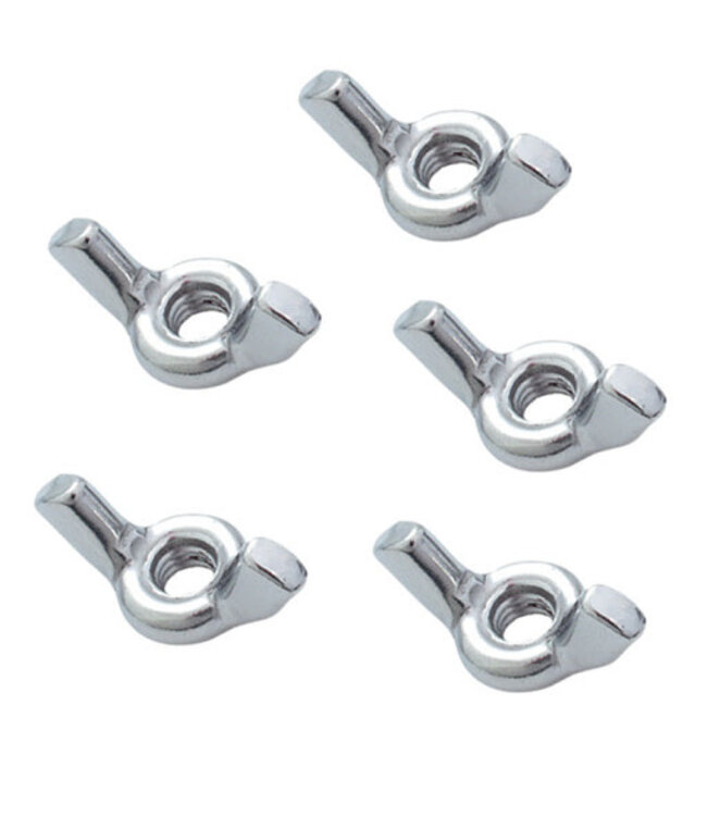 GIbraltar 6MM LIght Duty Wing Nut 5/PK