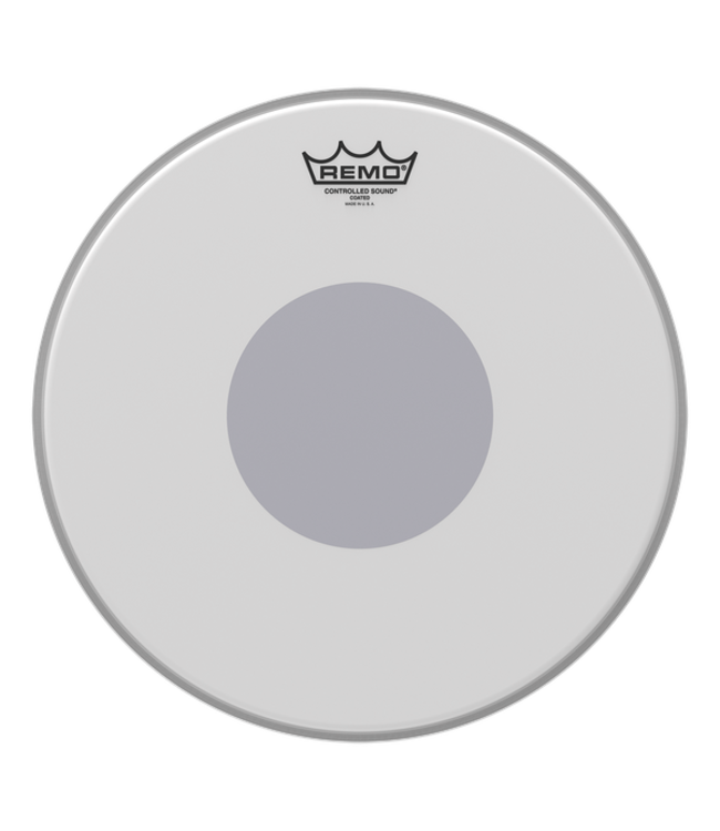 Remo 16" Controlled Sound Coated Black Dot Drum Head