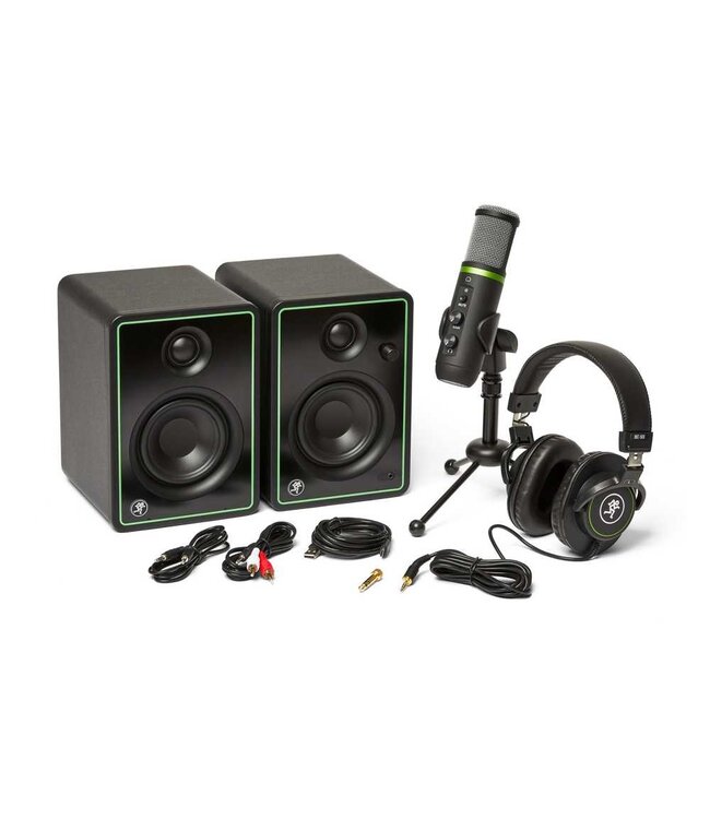 Mackie Content Creation Bundle with CR3-X Monitors
