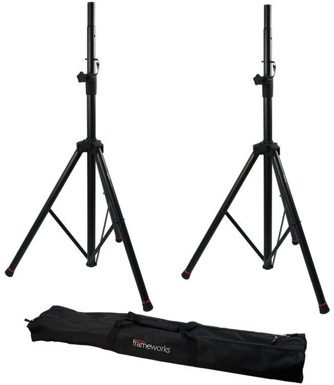 Gator Frameworks Aluminum Speaker Stands w/ Bag