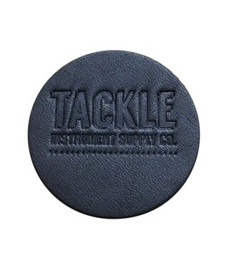 Tackle Instrument Supply Co Tackle Leather Bass Drum Beater Patch - Black- Small 2 1/2"