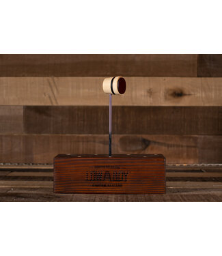 Low Boy Beaters Low Boy Lightweight Leather Daddy Beater, Natural with Black Stripes