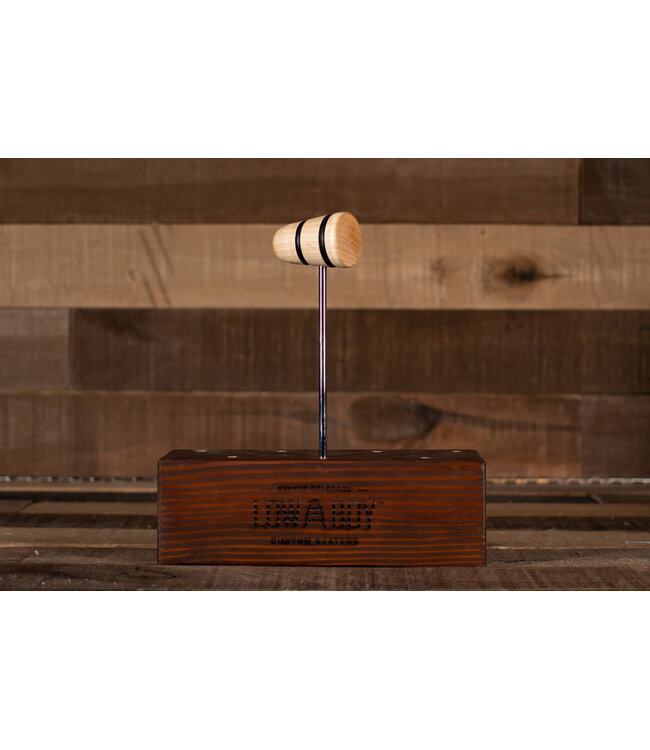 Low Boy Standard Beater, Natural with Black Stripes