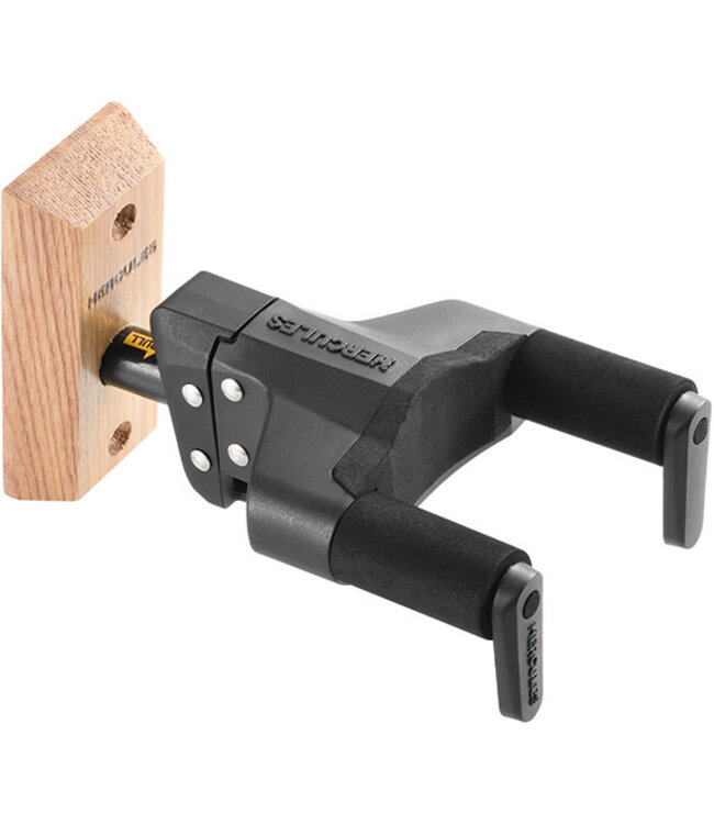 Hercules GSP38WBPLUS Guitar Wall Mount, Wood Base