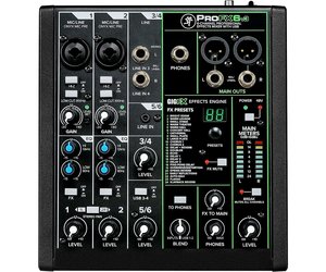 Mackie ProFX6v3 6 Channel Professional Effects Mixer with USB