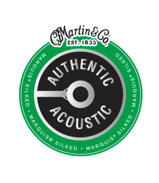 Martin Martin MA150S Authentic Silked 80/20 Acoustic String Set, Medium 13-56