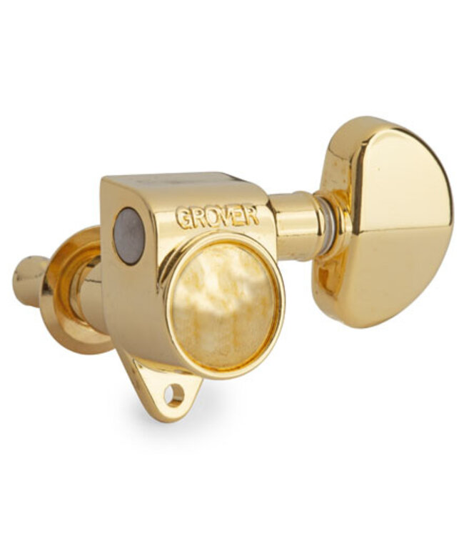 Grover Grover 102G Rotomatic Guitar Tuning Machine Heads 14:1, 3+3, Gold