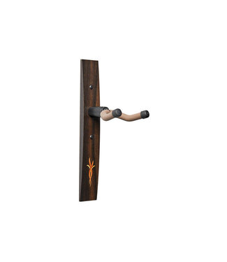 Taylor Taylor Guitar Hanger, Ebony, Bouquet, Myrtlewood/Boxwood Inlay